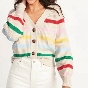 Striped cardigan